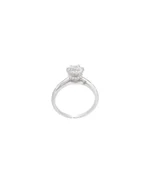 Anel Solitário 0,71ct com Aro de Brilhantes - Imagem 4