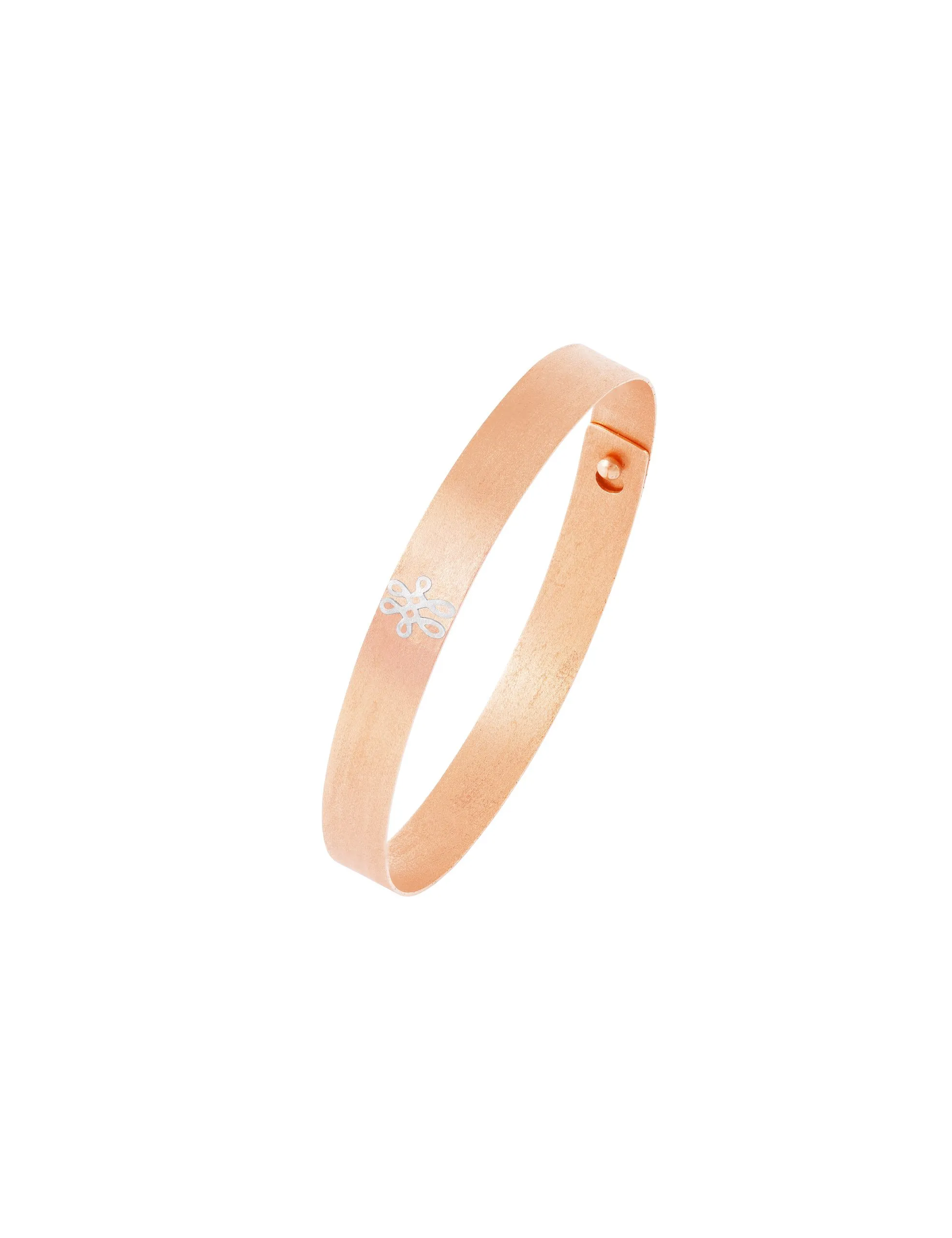 Bracelete Lamina Ouro Rose M Still Bracelete Lâmina Simples Ouro Rose M - Imagem 1