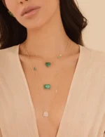 Colar Esmeralda Retangular GG - Imagem 4