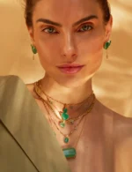 Colar Esmeralda Retangular GG - Imagem 2