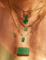 Colar Esmeralda Retangular GG - Imagem 3