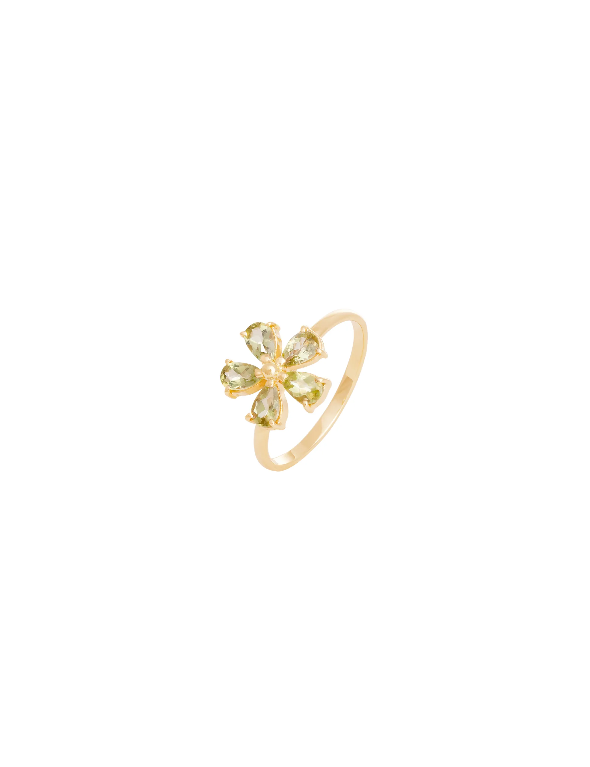 Anel Flor Lis Peridoto G Still Anel Flor Lis Peridoto G - Imagem 1