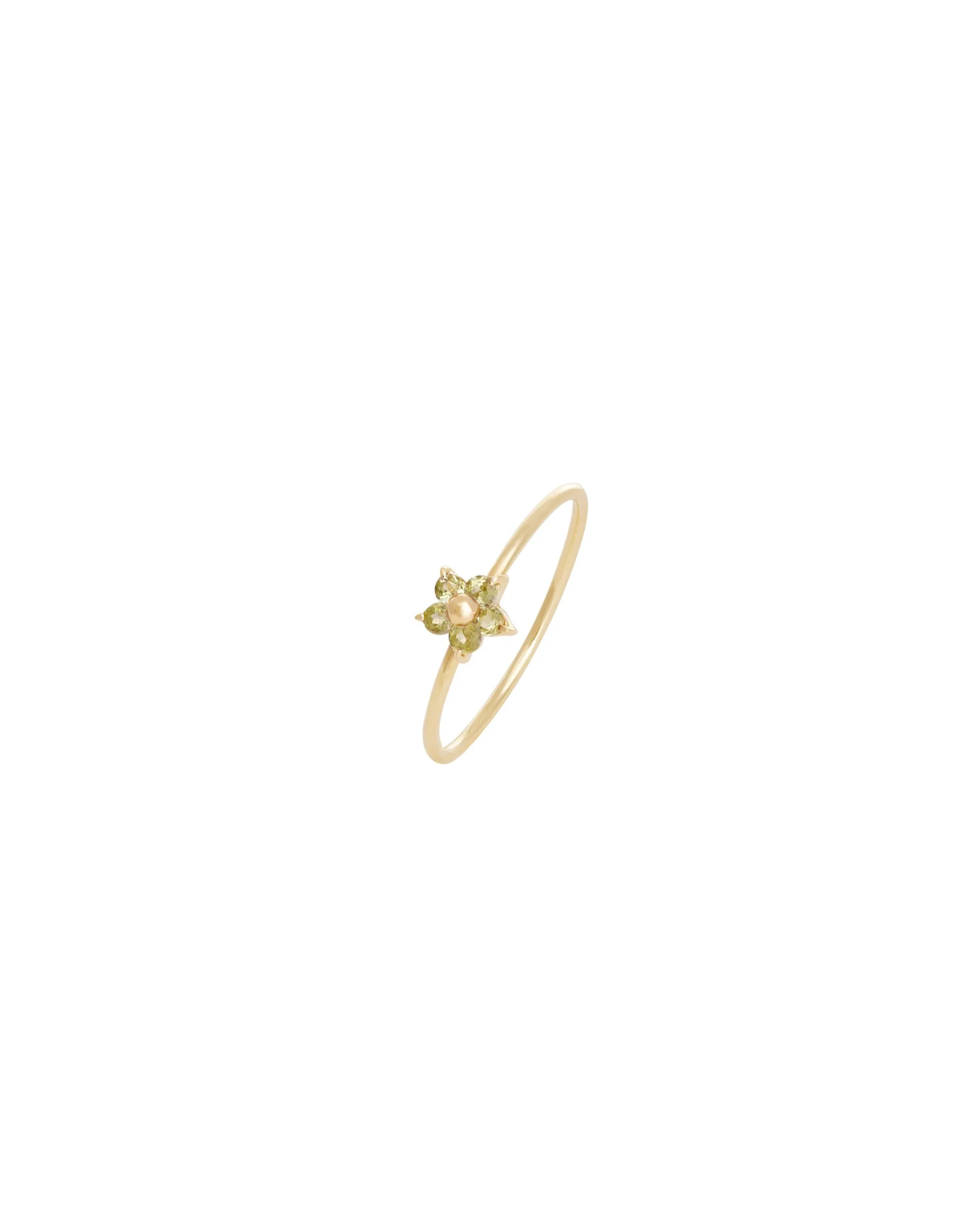 Anel Flor Lis Peridoto Petit Still Anel Flor Lis Peridoto Petit - Imagem 1