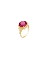 Anel Rosa Aura Viva M