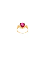 Anel Rubelita 2 Brilhantes Menor 5x6,5