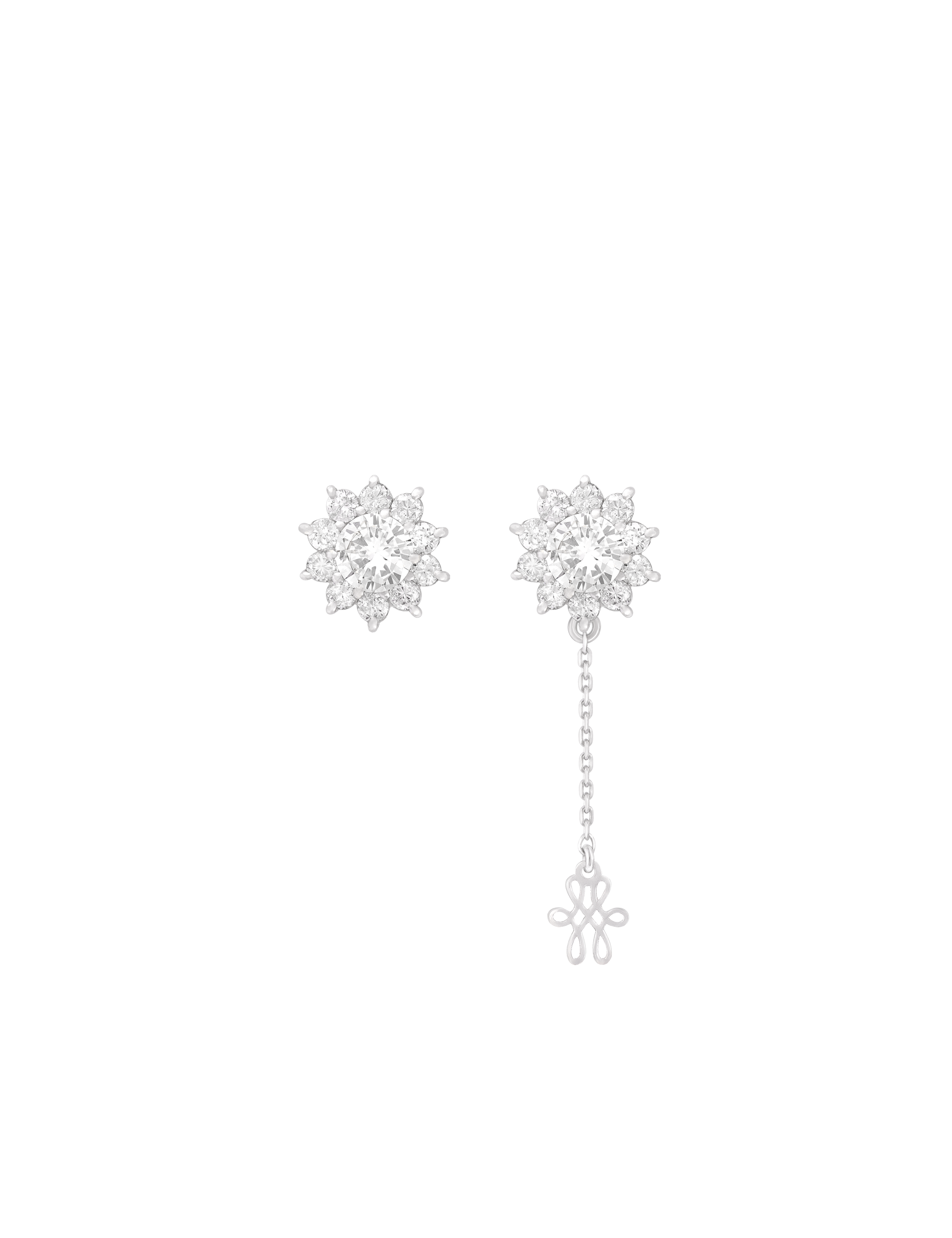 Brinco Flor Brilhantes G Still Brinco Flor de Brilhantes G - Imagem 1