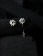 Brinco Flor de Brilhantes G - Imagem 2