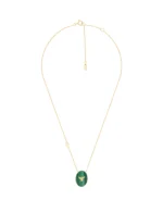 Colar Malaquita Oval com Divininho - Imagem 3