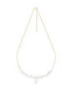 Colar Meia Riviera Memórias Topázio Branco e Diamantes - Imagem 6