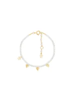 Pulseira Pérolas e Corações