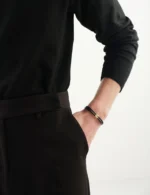 Pulseira Couro Duplo Pulsar Preta - Imagem 3