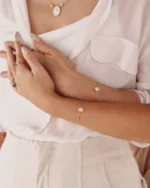 Pulseira Medalha Milagrosa Brilhantes - Imagem 3