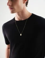 Corrente Pulsar Placa Masculina - Imagem 2
