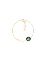Pulseira Malaquita e Divininho Mini
