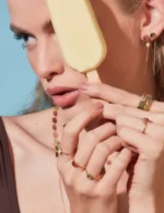 Anel Lollipop Rosa com Logo - Imagem 2