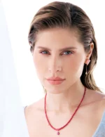 Colar Rubi Dregradê com Pingente - Imagem 3
